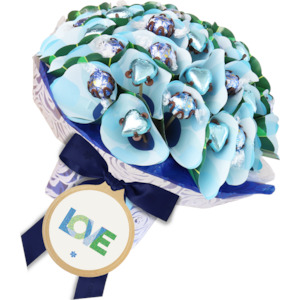 We Love Love: LOVE Aqua Bouquet Medium