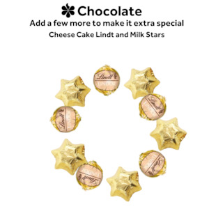 Chocolate Boost: Cheesecake Lindt Balls and Gold Stars (Extra)