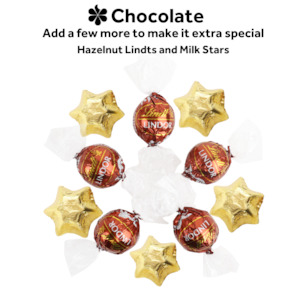 Chocolate Boost: Hazelnut Lindt Balls and Milk Gold Stars (Extra)