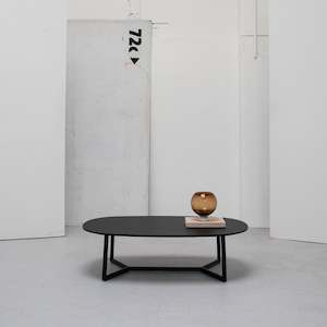 Teri Coffee Table - Black + Oak