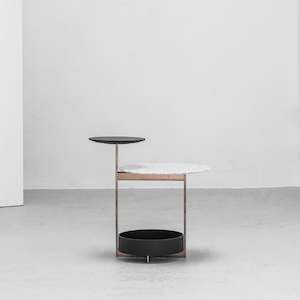 Apartment: Joy Side Table - Carrara/Marble
