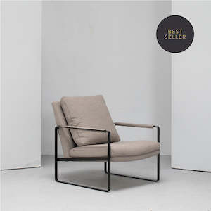 Apartment: Leman Armchair - Houndstooth + Fabric