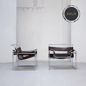 Vintage Sideboards: 1960s Wassily Chair - Leather