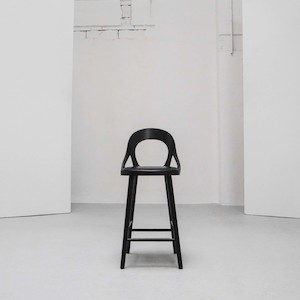 Indoor Outdoor Chairs: Colibri Barchair - Black