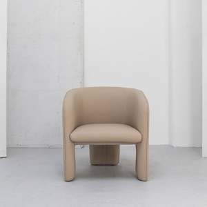 Macchiato: Marlo Armchair - Champagne + Leather