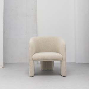 Macchiato: Marlo Armchair - Ivory + Boucle