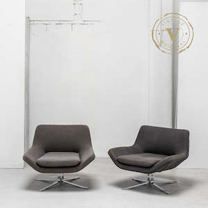 Vintage Chairs: Late 1980s Vintage Swivel Chair #2 - Pair Available*