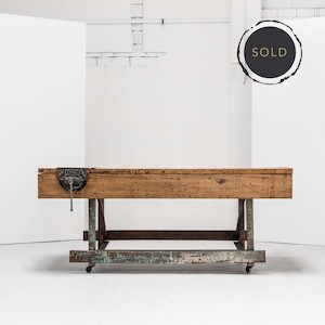 Vintage Sideboards: 1950s Industrial Workbench
