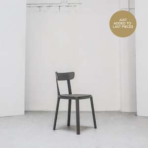 Dining Collection: Cadrea Padded Dining Chair - Ironsand + Ironsand