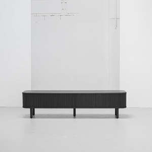 New: Mailen Media Cabinet / Large - Smoked Ash
