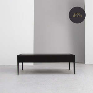 Coffee Tables: Flamingo Coffee Table - Rectangle + Black