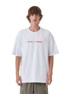 Mens Tees: Loop Tee - White