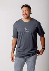 Mens Tees: Dusty T-Shirt - Blue