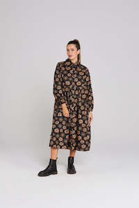 Womens Dresses: Aleah Dress - Winter Petal