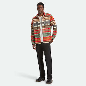 Mens: Bowery Long Sleeve Arctic Stretch Fleece - Multi Blanket Stripe Coming Soon