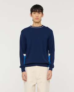 Mens: Kento Pullover - Navy