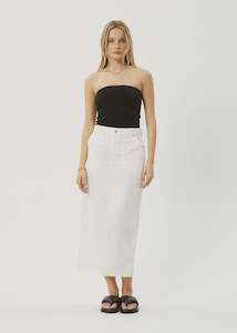 Womens Skirts: Lexi Maxi Skirt - Off White Last Sizes Was $145 Now