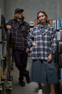 Tillie Coat  - Emerald Blush