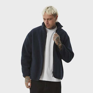 Womens Jackets: Polarize Recycled Fleece Zip Up Jacket - Navy WAS $210 NOW