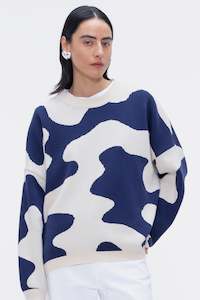 Womens Sweats Knits: Pool Jersey - Navy - Was $315 Now