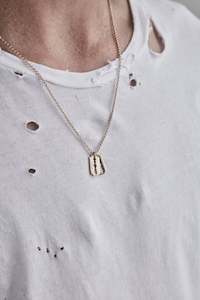 Mens Jewellery: Stolen Girlfriends Club Blades Necklace - Gold Plated