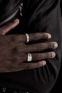 Stolen Girlfriends Club Curb Ring Wide - Silver