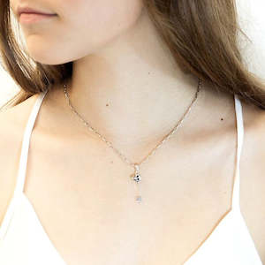 Mens Jewellery: Skull Key Necklace