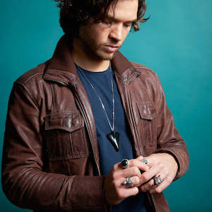 Necklaces: Black Pounamu Jet Plane Necklace