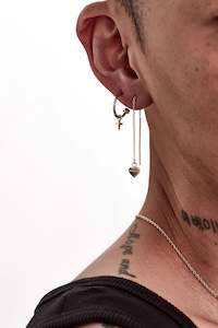 Stolen Girlfriends Club Cross Anchor Sleepers - Gold Plated