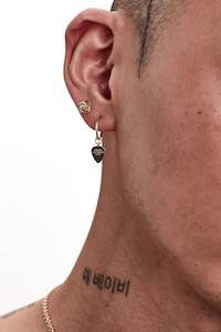 Earrings: Stolen Girlfriends Club Rose Bud Earrings - Gold Plated