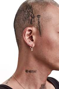 Earrings: Stolen Girlfriends Club I'll Be Lightening Earrings - Gold Plated