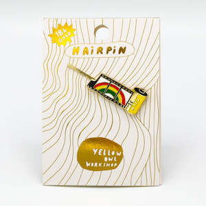 Earrings: Hair Pin - 35mm Film