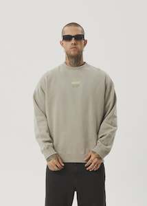 Repeat Recycled Crew Neck Sweatshirt - Olive Last One Was $100 Now