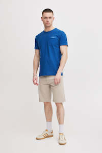 Mens Shorts: Twister Denim Shorts - Crockery