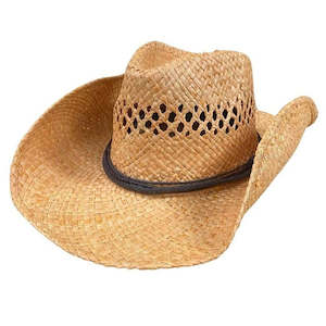 Sun Hats: Western Raffia Straw Cowboy Hat