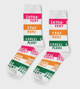 Socks: Womens Socks - Introvert