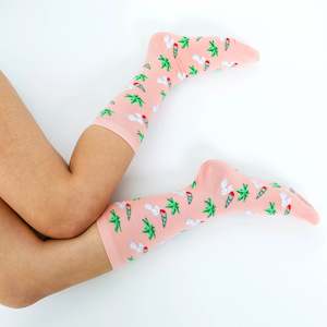 Womens Socks - Weed