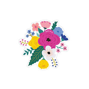 Stationery: Fun Sticker - Bloom Bouquet Pink