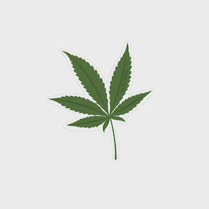 Stationery: Fun Sticker - Weed Leaf