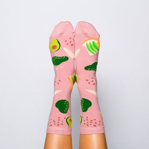 Womens Socks: Womens Socks - Avocado Toast