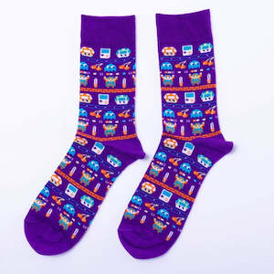 Mens Socks: Mens Socks - Vintage Gamer