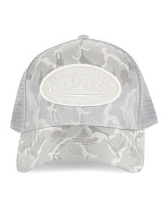 Von Dutch: Unisex Trucker Hat Satin Camo - Taupe