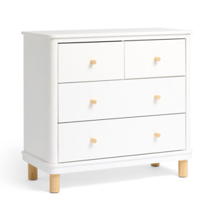 Pre Loved: Florence Dresser White / Natural (Damaged Box)