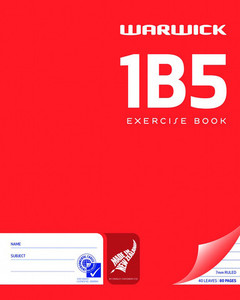 1b5 warwick exercise book