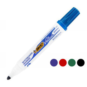 bic velleda whiteboard marker, bullet tip each