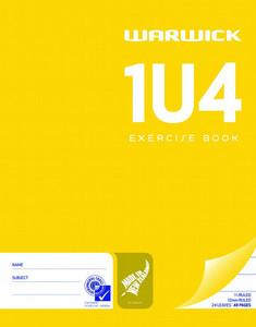 Products: 1u4 warwick exercise book