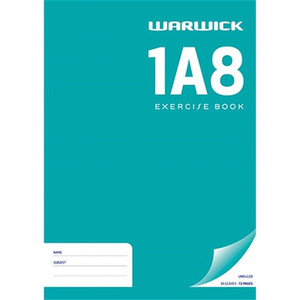 Products: 1a8 warwick exercise book