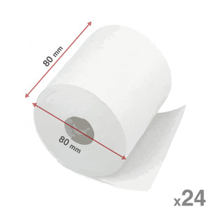 24 Pack Thermal Rolls (80mm x 80mm)