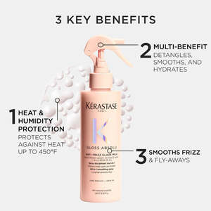 Gloss Absolu Anti-Frizz Glaze Milk For Long Hair Prone To Frizz 190ML