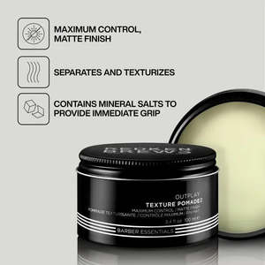 Redken Collection: REDKEN BREWS OUT PLAY TEXTURE POMADE 100ML